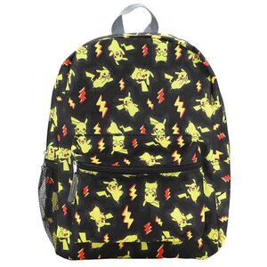 Pokemon Pikachu Electric Type AOP Backpack for Kids
